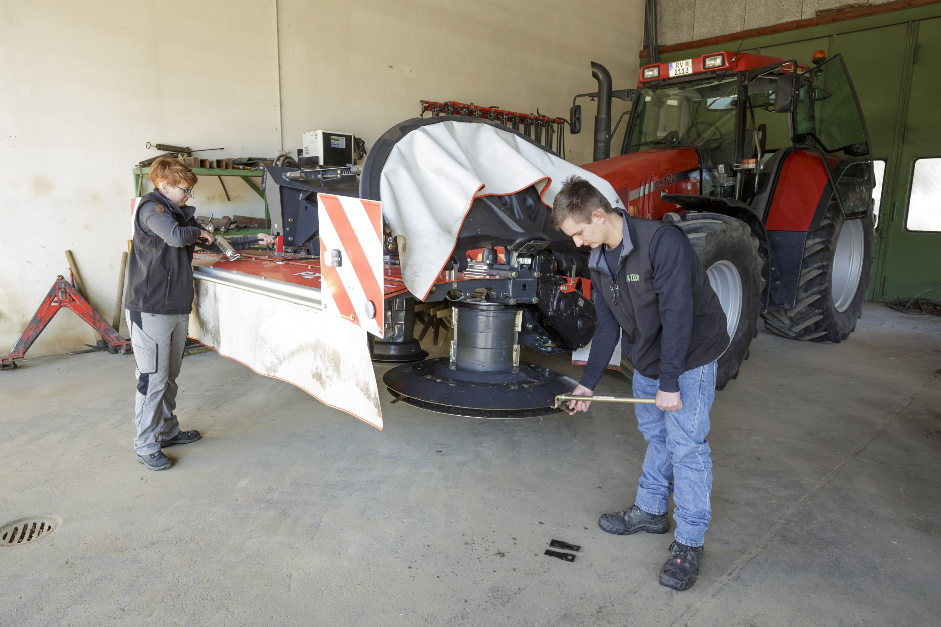  Wartung und Pflege Scheibenmähwerk 
